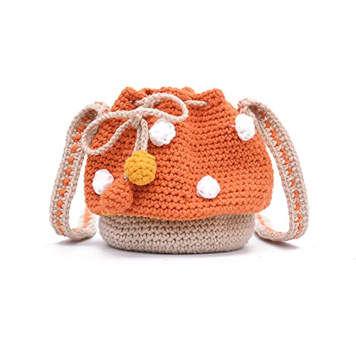 Strick Pilzschaufel Beutel Für Frauen Frühlingssommer Abend Taschen Mode Schulter Crossbody Party Handtasche Strickummelte von BUBEFSKD