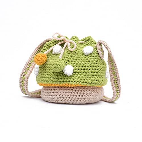 Strick Pilzschaufel Beutel Für Frauen Frühlingssommer Abend Taschen Mode Schulter Crossbody Party Handtasche Strickummelte von BUBEFSKD