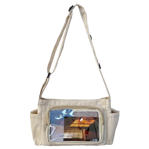 Studentenschule Frauen Itabag Crossbody Große Kapazität Schulter Klare Boten Für Pin Display Frauen Itabag Crossbody Große Kapazität Schulter Für Pin Display von BUBEFSKD