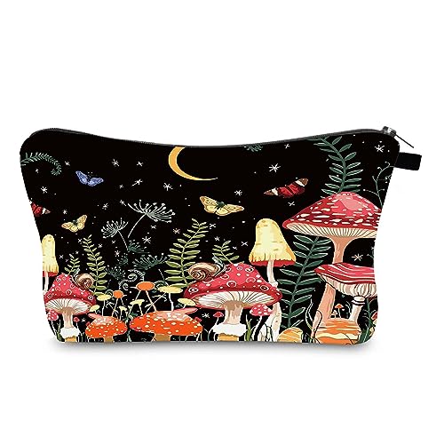 Stylish Pilz Print Make Up Tasche Set Für Frauen Kosmetische Beutel Mit Reißverschluss Perfekt Für Reisen Und Tägliche Nutzung Von Make Up Beutel Stylish Pilz Print Make Up Tasche Set Für Frauen Kosmetische Beutel Mit Reißverschluss Perfekt Für Reisen Und Tägliche Nutzung Von Make Up Beutel von BUBEFSKD