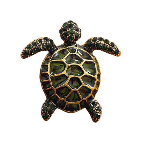 Turtles Brosche Mit Legierungsdetail Robuste Beschichtung Mode Schmuck Für Freizeitkleidung Schöne Tierthema Geschenk Für Kinder Schildkröten von BUBEFSKD