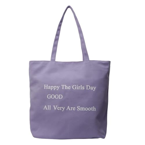 Vielseitige Leinwand Umhängetasche Mit Trendiger Buchstabe Druck Großer Kapazität Reißverschluss Handtasche Einkaufstasche Für Stilvolle Ladies Handtasche Vielseitige Leinwand Umhängetasche Mit Trendiger Buchstabe Druck Großer Kapazität Reißverschluss Handtasche Einkaufstasche Für Stilvolle Ladies Handtasche von BUBEFSKD
