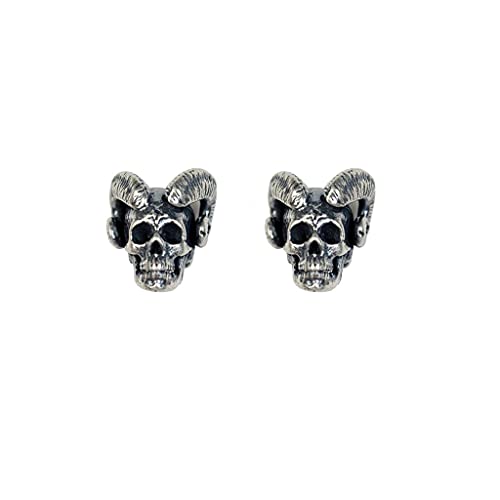Ziegenhornschädel Ohrringe Gothic Schädel Schmuck Geschenk Für Frauen Freundin Tochter Coole Punkohrringe Ziegenhornschädel Ohrringe Gothic Schädel Schmuck Geschenk Für Frauen Freundin Tochter Coole Punkohrringe von BUBEFSKD
