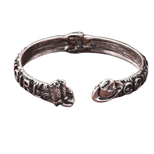 BUBGDYFO Türkisfarbenes Manschettenarmband, Südwestliches Cowgirl-Armband, böhmisches Geschenk für Frauen, adjustable, Zink, Kein Edelstein BUBGDYFO Türkisfarbenes Manschettenarmband, Südwestliches Cowgirl-Armband, böhmisches Geschenk für Frauen, adjustable, Zink, Kein Edelstein von BUBGDYFO