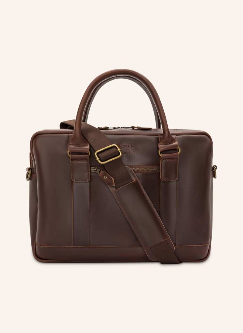 Buckle & Seam Business-Tasche Everett braun von BUCKLE & SEAM