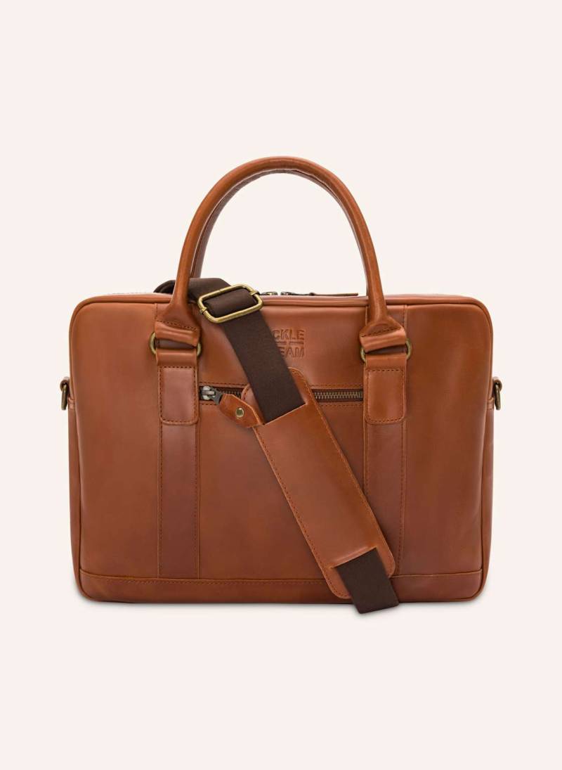 Buckle & Seam Business-Tasche Everett braun von BUCKLE & SEAM