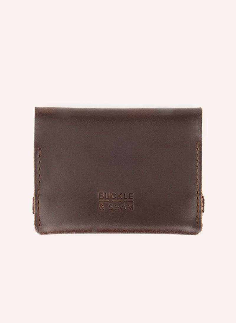 Buckle & Seam Kartenetui Finley braun von BUCKLE & SEAM
