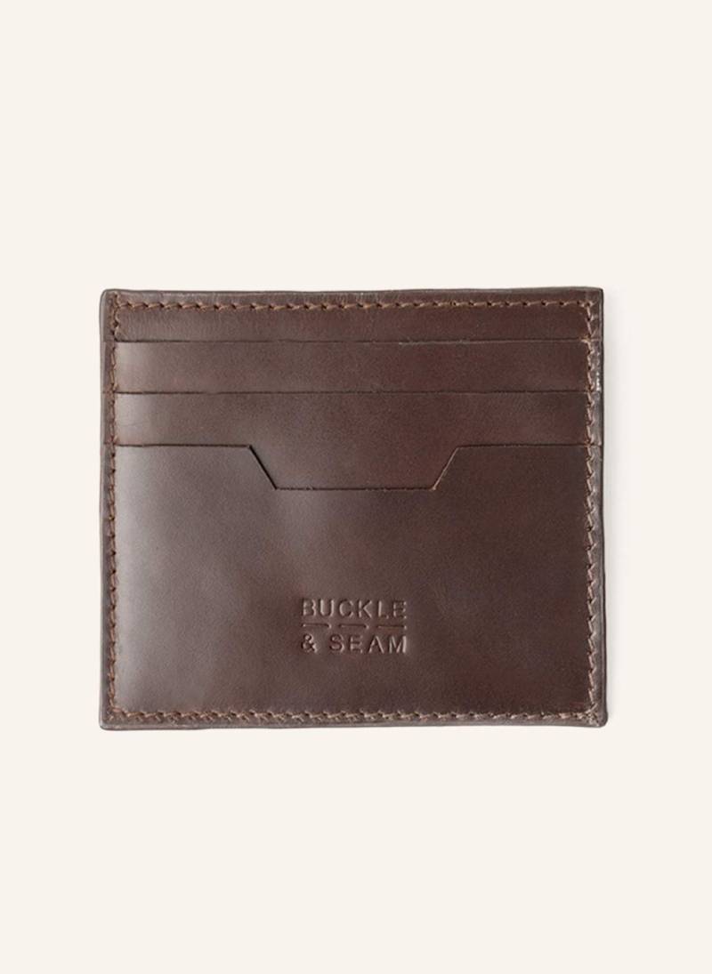 Buckle & Seam Kartenetui Sterling braun von BUCKLE & SEAM