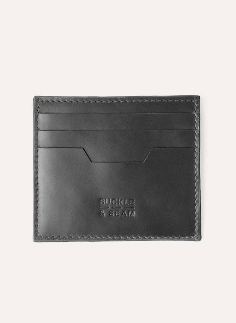 Buckle & Seam Kartenetui Sterling schwarz von BUCKLE & SEAM
