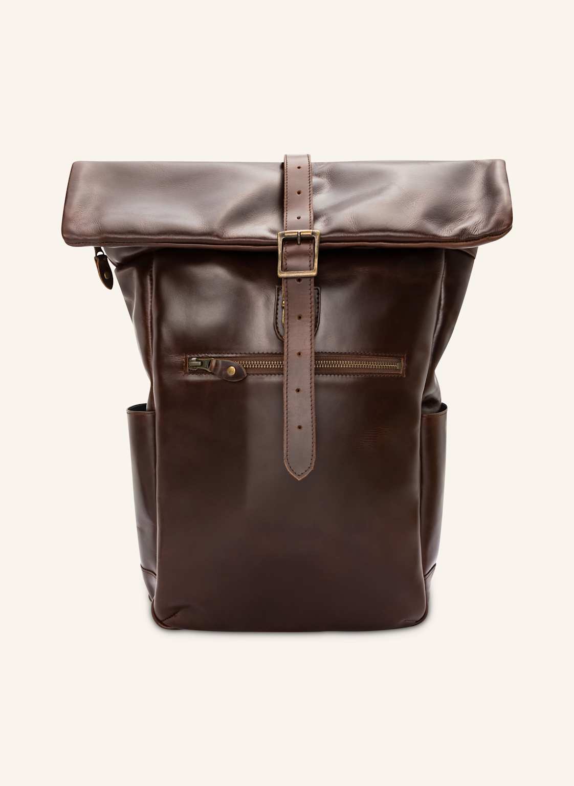 Buckle & Seam Rucksack Norman Mit Laptop-Fach braun von BUCKLE & SEAM