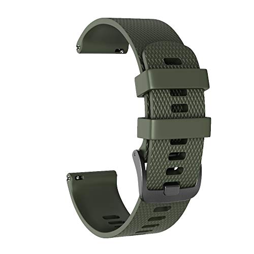 BUDAY 20 mm Ersatz-Uhrenarmband für Garmin Venu SQ/Venu 2 Plus/Vivomove HR/Forerunner 158 Move Sport/Armband, einfach zu installieren, For VENU2 Plus, Achat von BUDAY