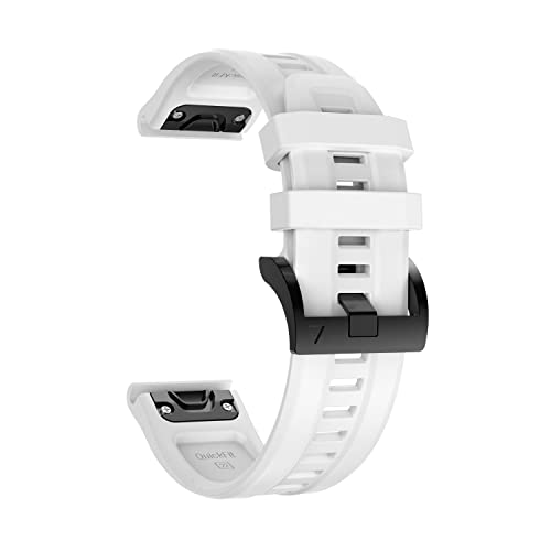 BUDAY 22 x 26 mm Smartwatch-Armband für Coros Vertix 2 Smartwatch, Silikon, schnelle und einfache Passform, für Garmin Fenix 7 7X Armband, Quick Fit 26mm, Achat von BUDAY