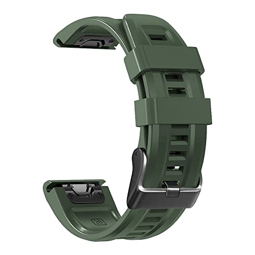 BUDAY 26 mm Smartwatch-Armband für Garmin Fenix 7X 5X Plus 6X Pro 3 3HR Tactix Delta, offizielles Silikon-Armband, 26mm D2 MK2i Enduro, Achat von BUDAY