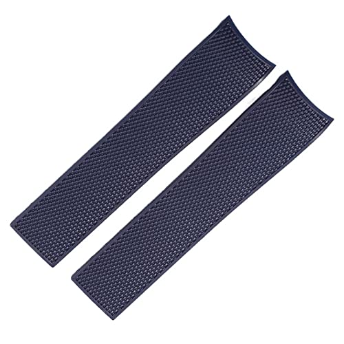 BUDAY Gummi-Uhrenarmbänder für Longines Conquest Hydroconquest L3, 21 mm, wasserdichtes Uhrenzubehör, Silikon-Uhrenarmband mit Logo, 21 mm, Achat von BUDAY