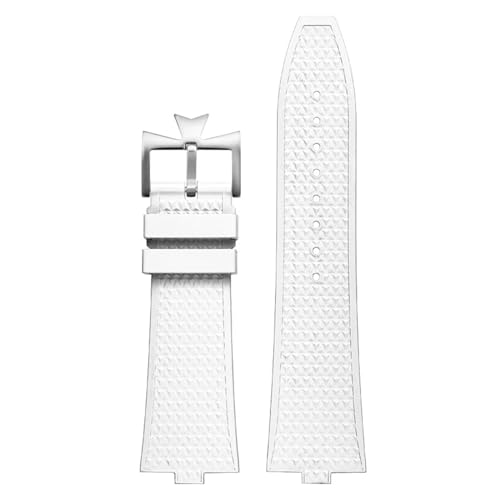 BUDAY Senior FKM Fluorkautschuk-Uhrenarmband für Vacheron Constantin 4500 V 5500 V 7900 Uhrenarmband Vc konvexe Öffnung 7 mm Armbanduhren, 7 mm, Achat von BUDAY