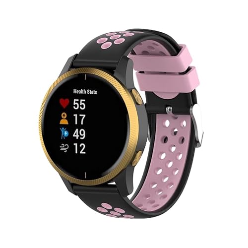 BUDAY Silikon-Armband für Garmin Venu Uhrenarmband für Garmin Vivoactive 4S Vivoactive 4 Smartwatch, 18, 20, 22 mm, 20mm For Venu, Achat von BUDAY