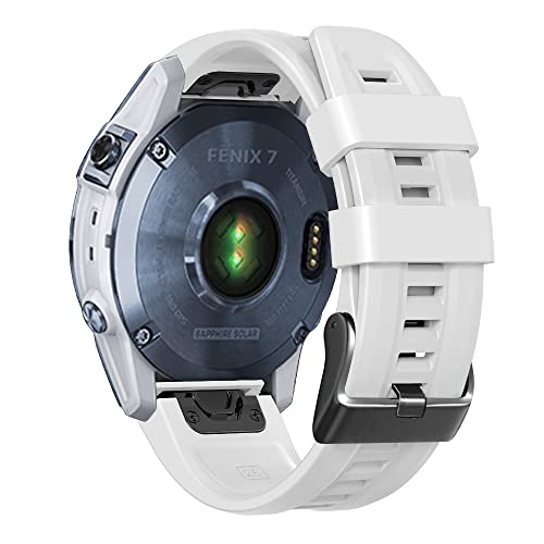 BUDAY Smartwatch-Schnellverschluss-Armband für Garmin Fenix 7 7X epix 22, 26 mm, Silikonband für Garmin 6, 6X, Pro 5, 5X Plus, 3, 3HR, 945 Correa, For Descent Mk2i Mk1, Achat von BUDAY