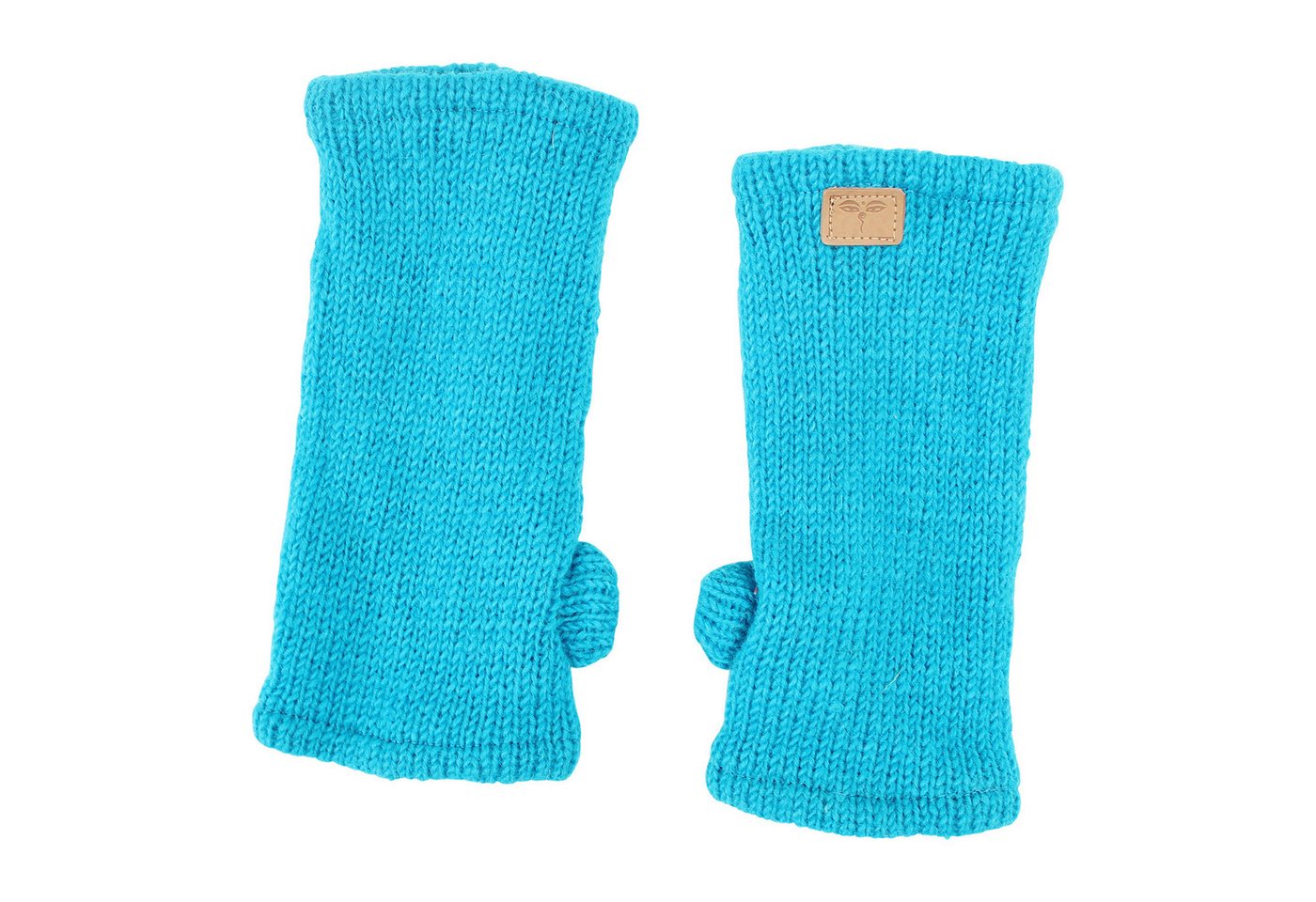 BUDDHA arts&more Armstulpen Pulswärmer Stulpen mit Daumen verschiedene Farben Handarbeit aus Nepal von BUDDHA arts&more