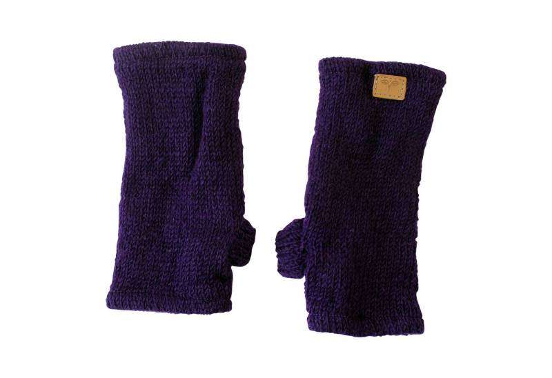 BUDDHA arts&more Armstulpen Pulswärmer Stulpen mit Daumen verschiedene Farben Handarbeit aus Nepal von BUDDHA arts&more