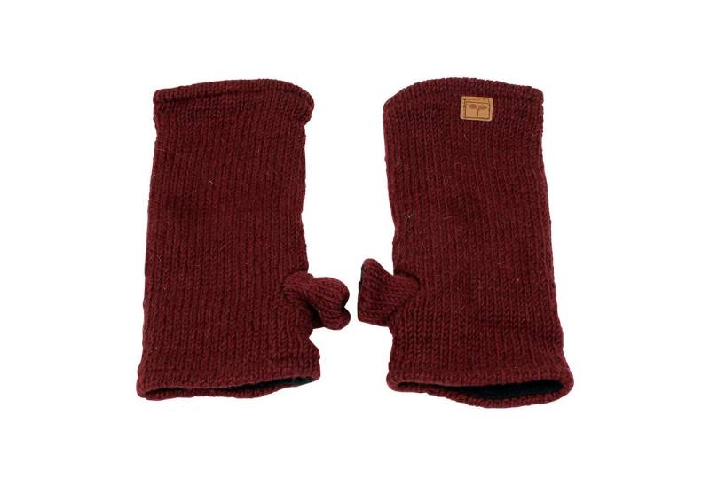 BUDDHA arts&more Armstulpen Pulswärmer Stulpen mit Daumen verschiedene Farben Handarbeit aus Nepal von BUDDHA arts&more