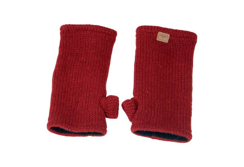 BUDDHA arts&more Armstulpen Pulswärmer Stulpen mit Daumen verschiedene Farben Handarbeit aus Nepal von BUDDHA arts&more