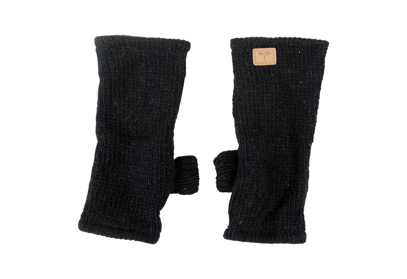 BUDDHA arts&more Armstulpen Pulswärmer Stulpen mit Daumen verschiedene Farben Handarbeit aus Nepal von BUDDHA arts&more