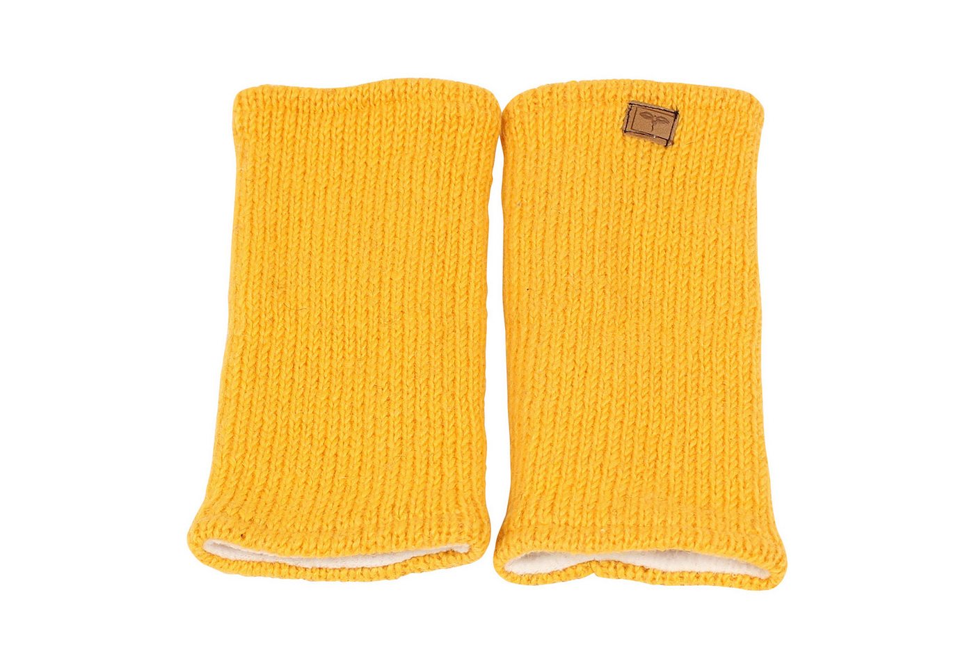 BUDDHA arts&more Armstulpen Pulswärmer Stulpen mit Daumenschlitz Handarbeit aus Nepal Handwärmer von BUDDHA arts&more