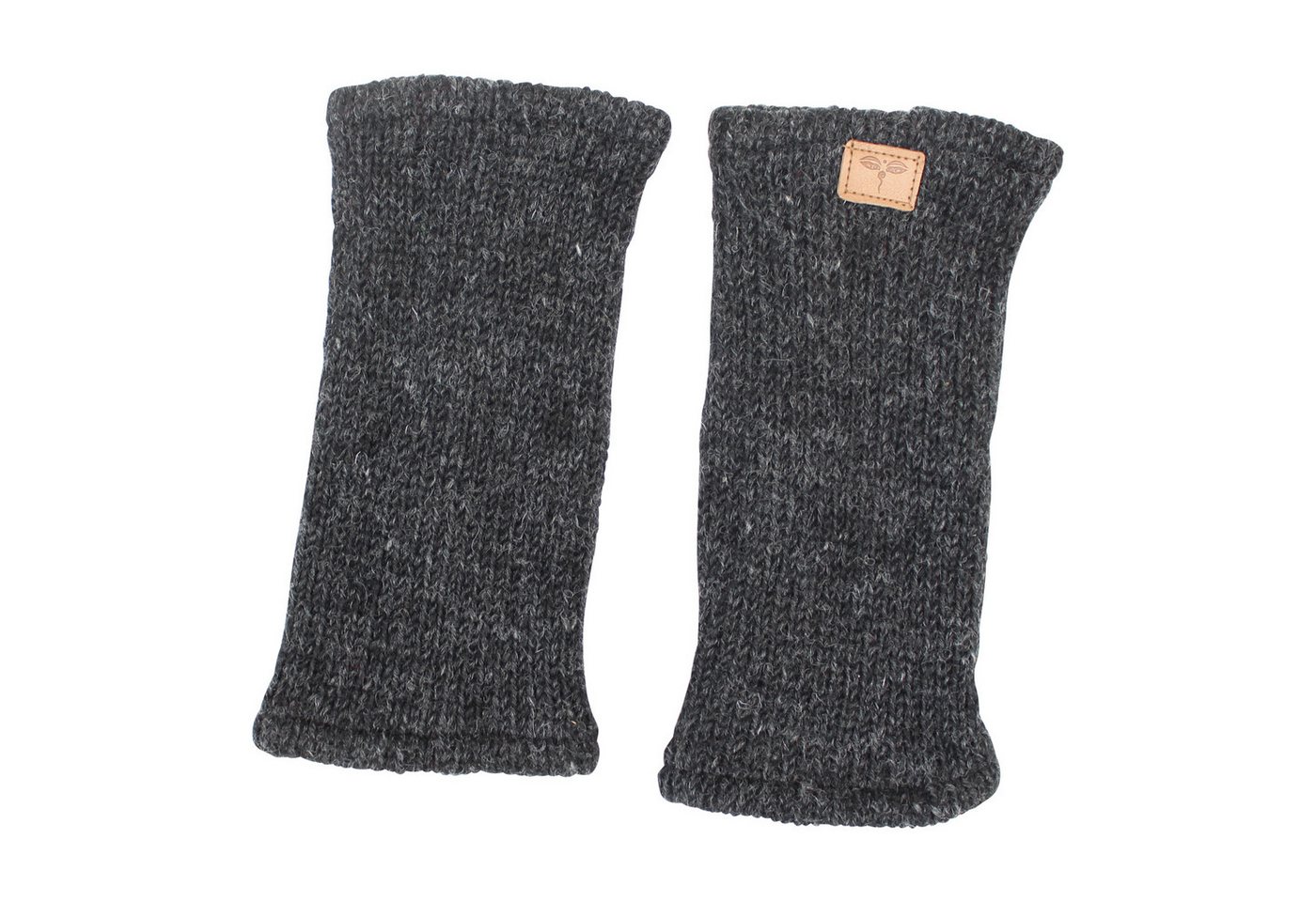 BUDDHA arts&more Armstulpen Pulswärmer Stulpen mit Daumenschlitz Handarbeit aus Nepal Handwärmer von BUDDHA arts&more