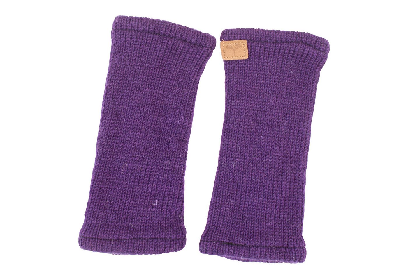 BUDDHA arts&more Armstulpen Pulswärmer Stulpen mit Daumenschlitz Handarbeit aus Nepal Handwärmer von BUDDHA arts&more