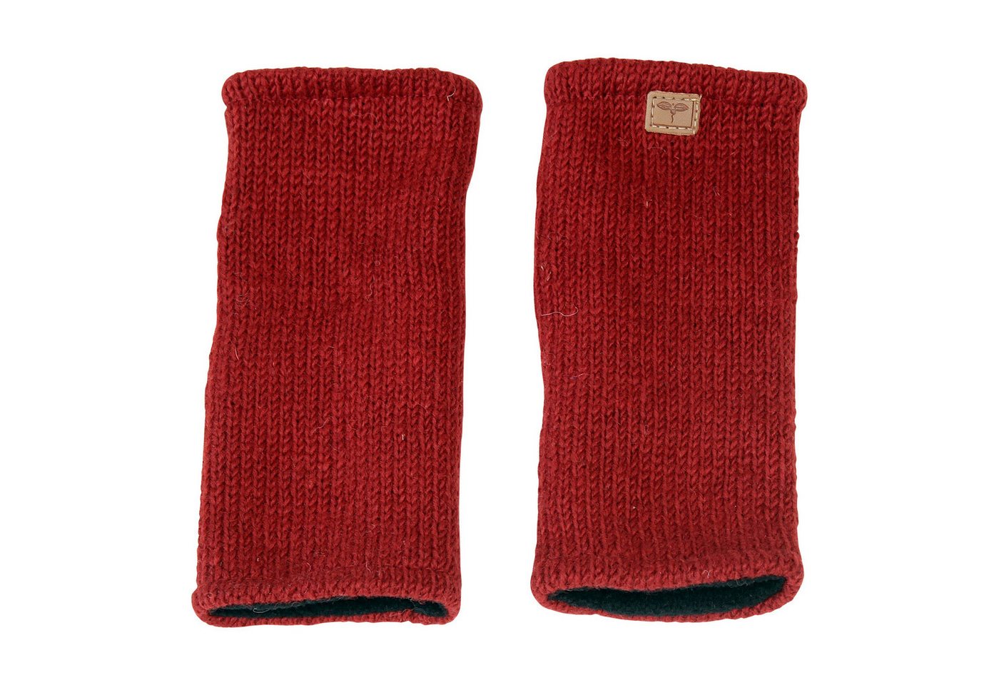 BUDDHA arts&more Armstulpen Pulswärmer Stulpen mit Daumenschlitz Handarbeit aus Nepal Handwärmer von BUDDHA arts&more