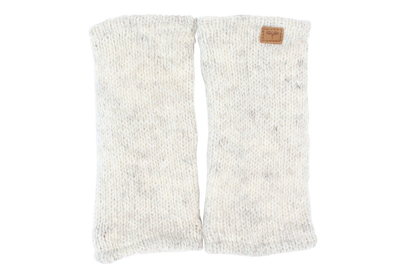 BUDDHA arts&more Armstulpen Pulswärmer Stulpen mit Daumenschlitz Handarbeit aus Nepal Handwärmer von BUDDHA arts&more