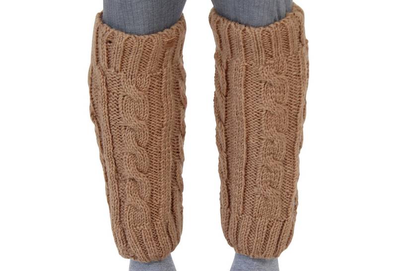 BUDDHA arts&more Beinstulpen Handgearbeitete gefütterte Beinstulpen aus Nepal Einheitsgöße von BUDDHA arts&more