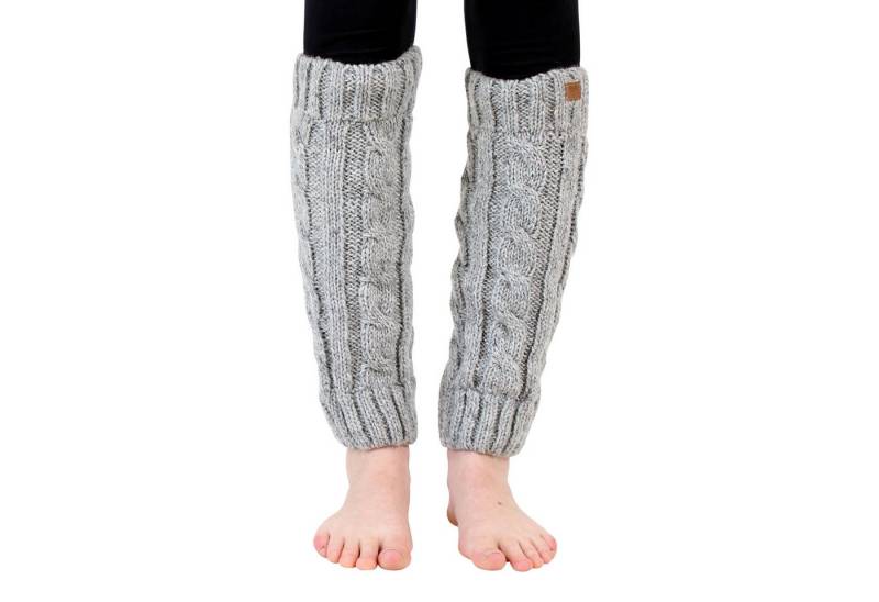 BUDDHA arts&more Beinstulpen Handgearbeitete gefütterte Beinstulpen aus Nepal Einheitsgöße von BUDDHA arts&more