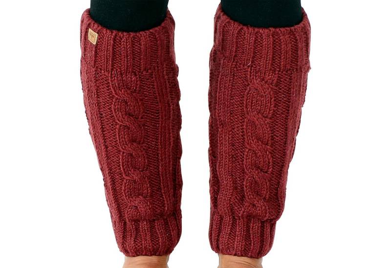 BUDDHA arts&more Beinstulpen Handgearbeitete gefütterte Beinstulpen aus Nepal Einheitsgöße von BUDDHA arts&more