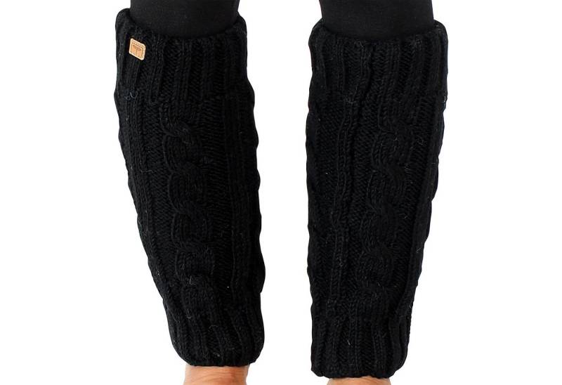 BUDDHA arts&more Beinstulpen Handgearbeitete gefütterte Beinstulpen aus Nepal Einheitsgöße von BUDDHA arts&more