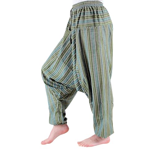 BUDDHA arts&more Haremshose AUS Nepal (Grün) von BUDDHA arts&more