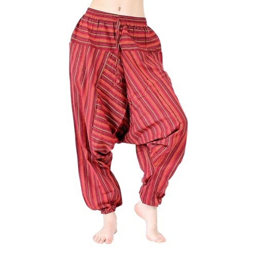 BUDDHA arts&more Haremshose AUS Nepal (Rot) von BUDDHA arts&more