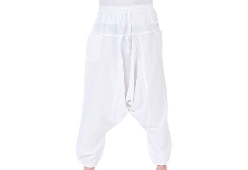 BUDDHA arts&more Haremshose Einfarbige Haremshose aus Nepal elastischer Bund von BUDDHA arts&more