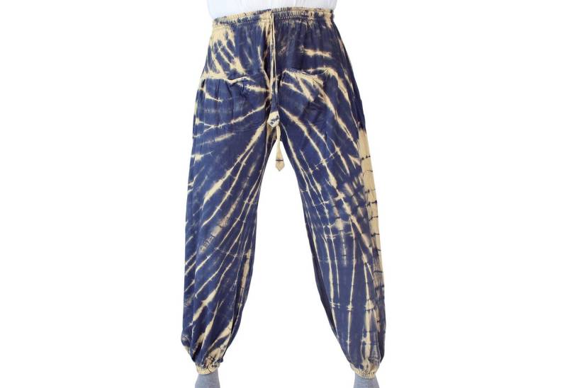 BUDDHA arts&more Haremshose Gebatikte Ballonhose aus Nepal Handarbeit Gebatikt von BUDDHA arts&more