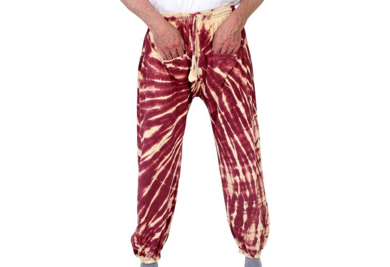 BUDDHA arts&more Haremshose Gebatikte Ballonhose aus Nepal Handarbeit Gebatikt von BUDDHA arts&more