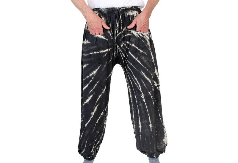 BUDDHA arts&more Haremshose Gebatikte Ballonhose aus Nepal Handarbeit Gebatikt von BUDDHA arts&more