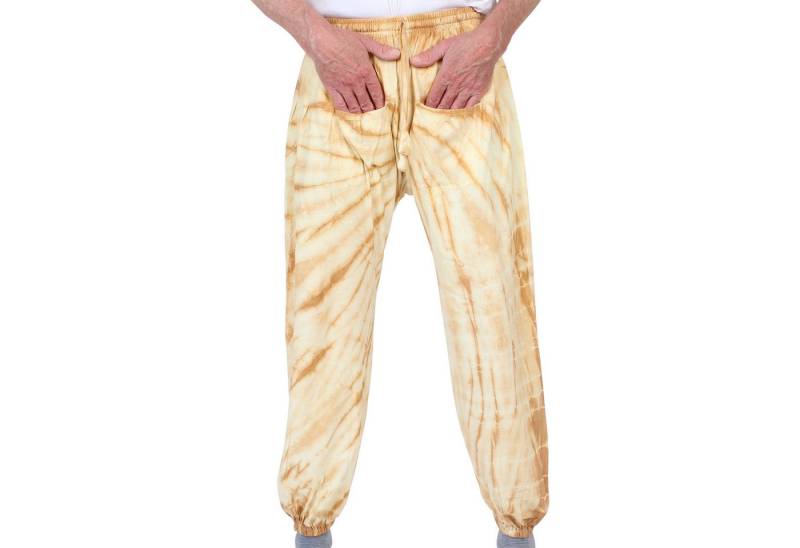 BUDDHA arts&more Haremshose Gebatikte Ballonhose aus Nepal Handarbeit Gebatikt von BUDDHA arts&more