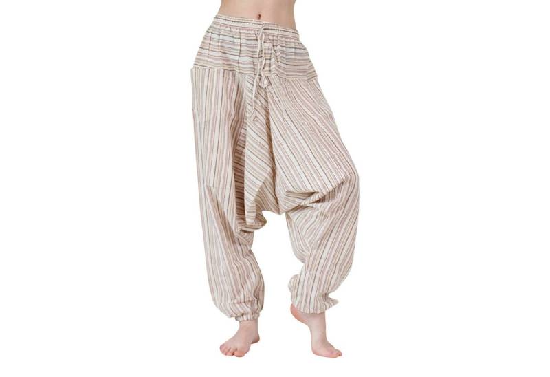 BUDDHA arts&more Haremshose Gestreifte Haremshose aus Nepal von BUDDHA arts&more