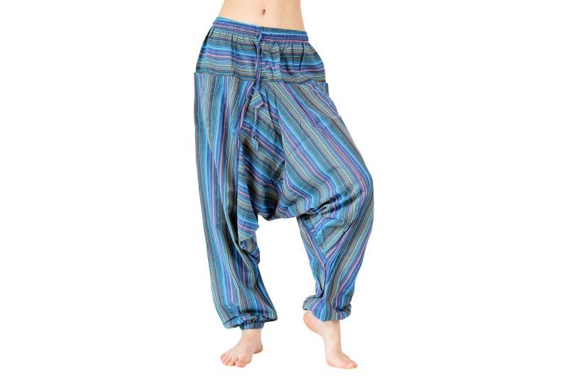 BUDDHA arts&more Haremshose Gestreifte Haremshose aus Nepal von BUDDHA arts&more
