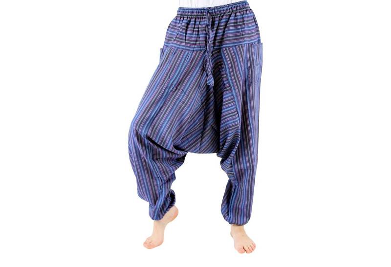 BUDDHA arts&more Haremshose Gestreifte Haremshose aus Nepal von BUDDHA arts&more