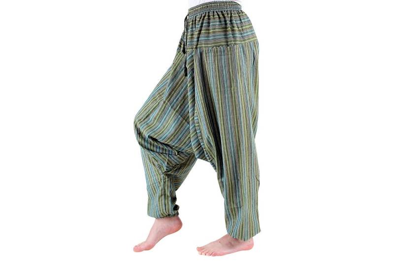 BUDDHA arts&more Haremshose Gestreifte Haremshose aus Nepal von BUDDHA arts&more