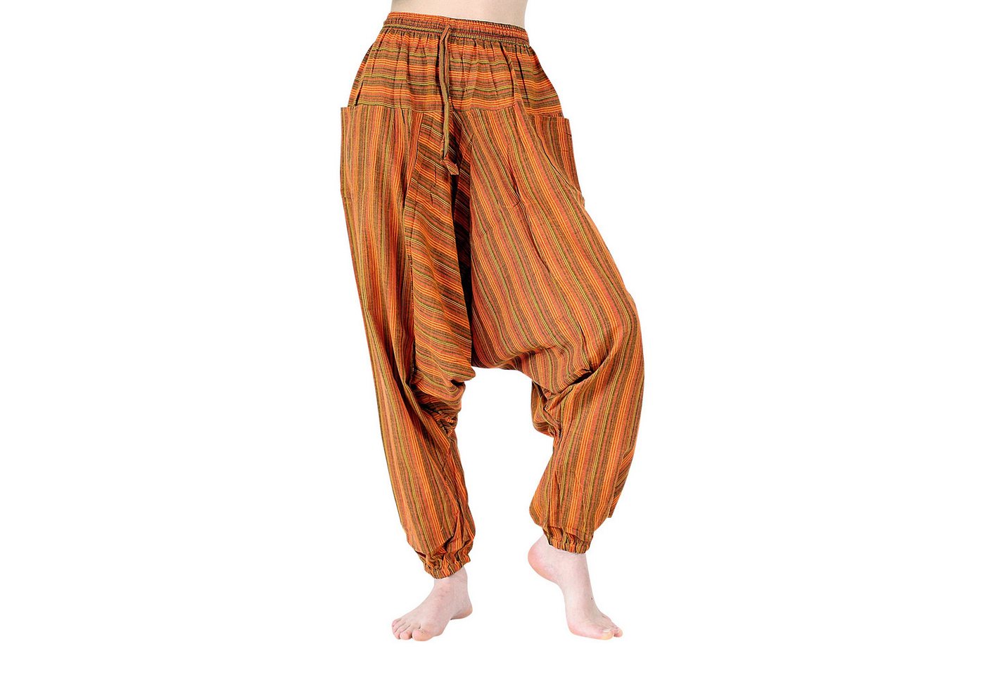 BUDDHA arts&more Haremshose Gestreifte Haremshose aus Nepal von BUDDHA arts&more