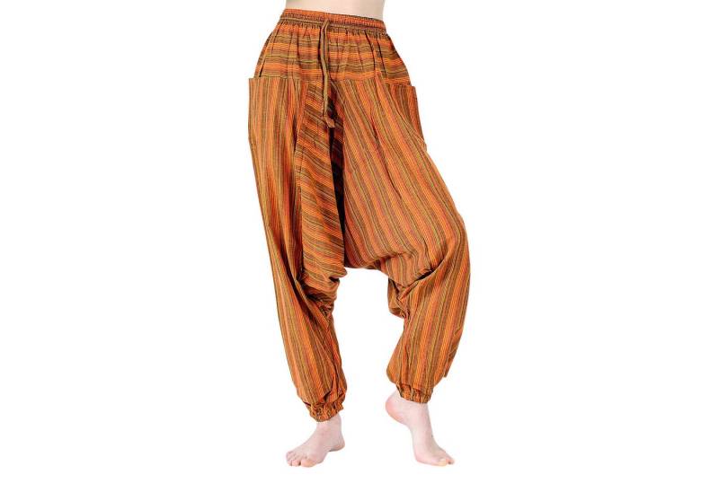 BUDDHA arts&more Haremshose Gestreifte Haremshose aus Nepal von BUDDHA arts&more