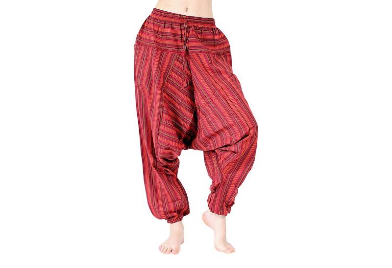 BUDDHA arts&more Haremshose Gestreifte Haremshose aus Nepal von BUDDHA arts&more