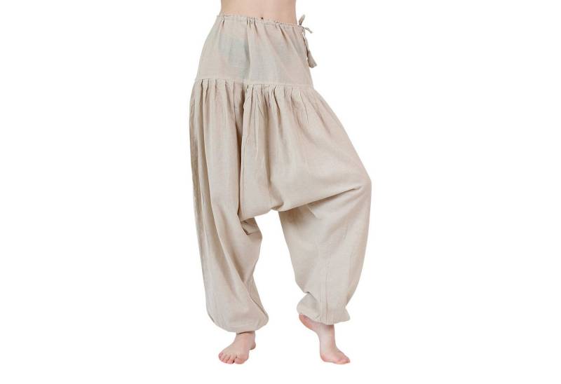 BUDDHA arts&more Haremshose Haremshose für Yoga & Meditation unifarben von BUDDHA arts&more